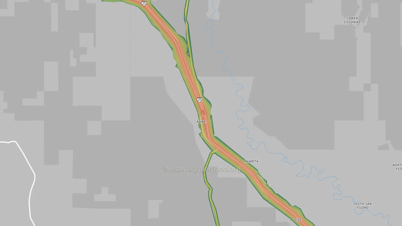 87562, NM Map of Noise Levels in 87562