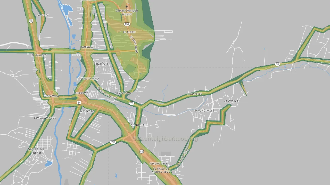87567, NM Map of Noise Levels in 87567