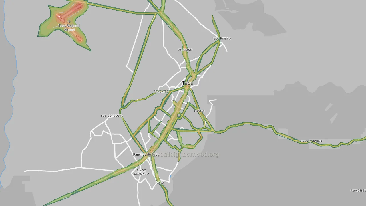 87571, NM Map of Noise Levels in 87571