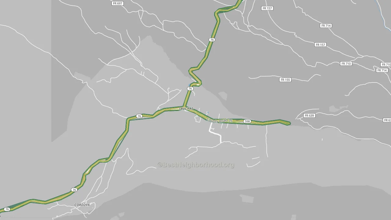87578, NM Map of Noise Levels in 87578