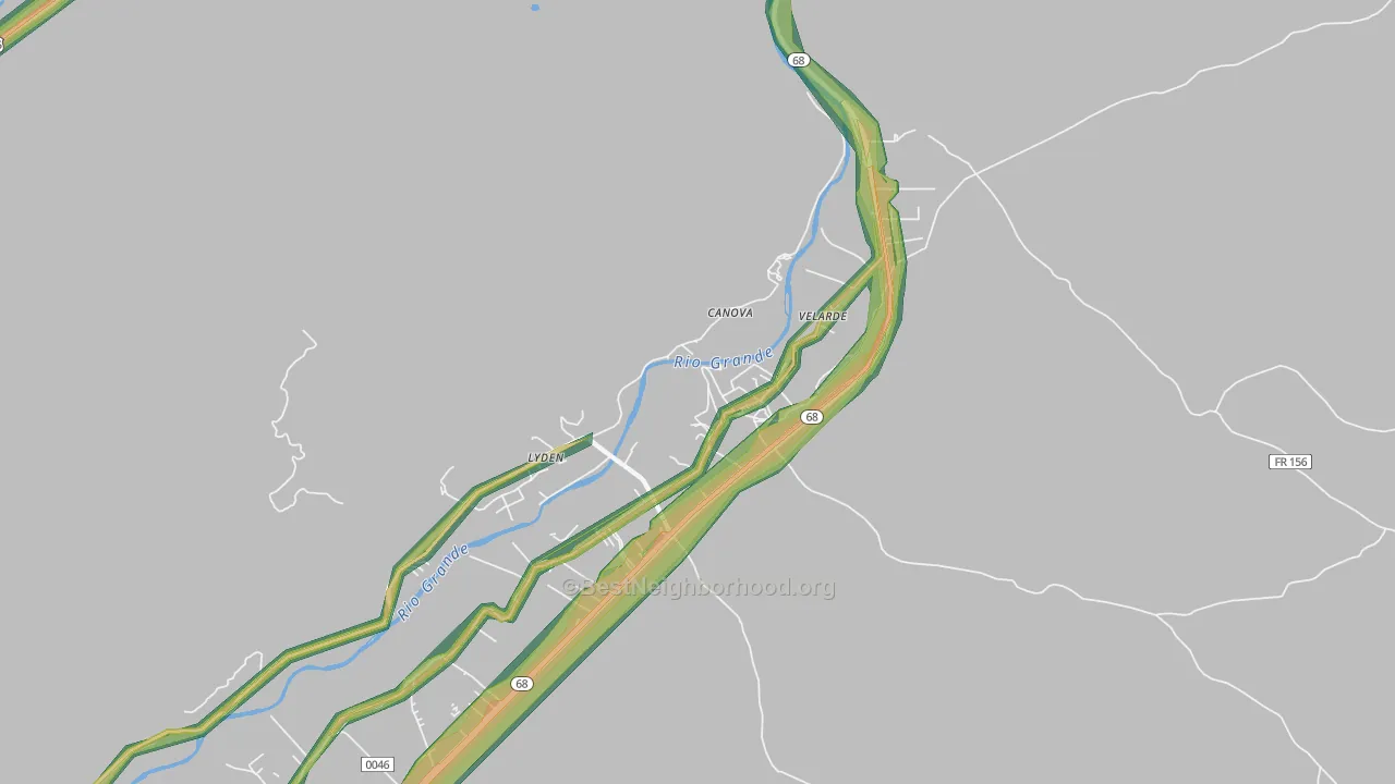 87582, NM Map of Noise Levels in 87582