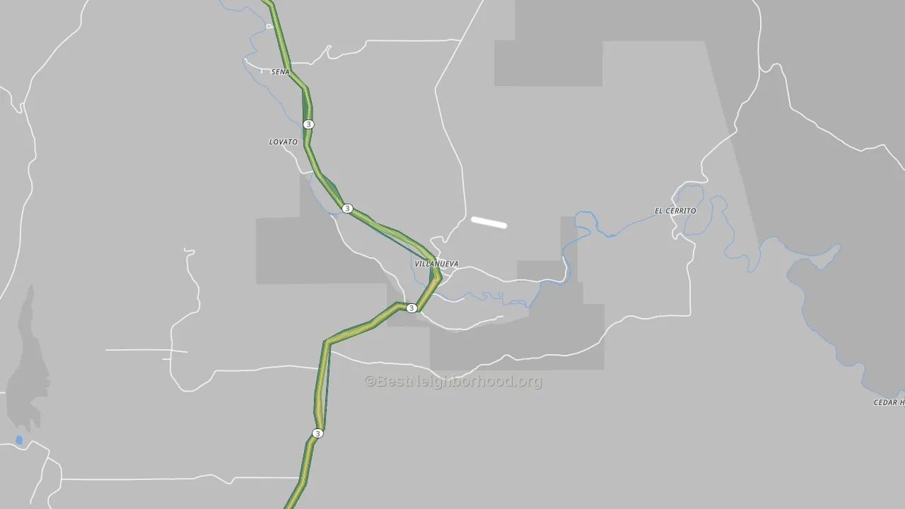 87583, NM Map of Noise Levels in 87583