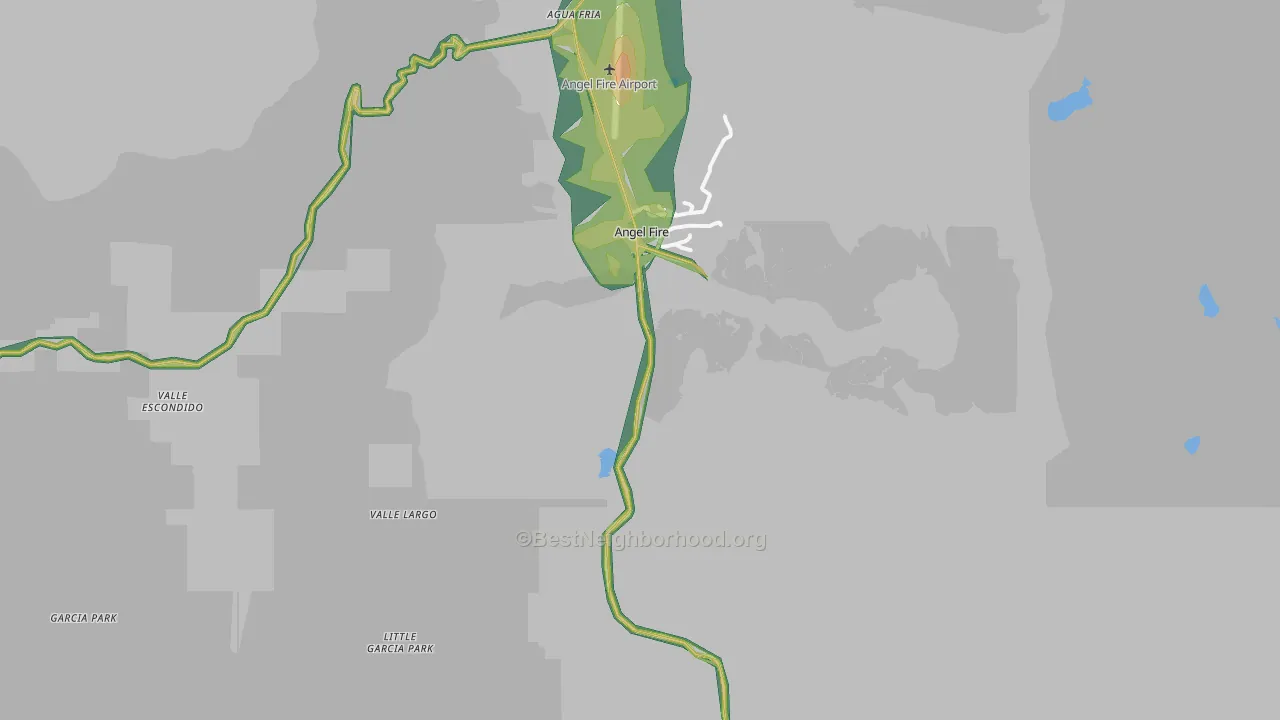 87710, NM Map of Noise Levels in 87710