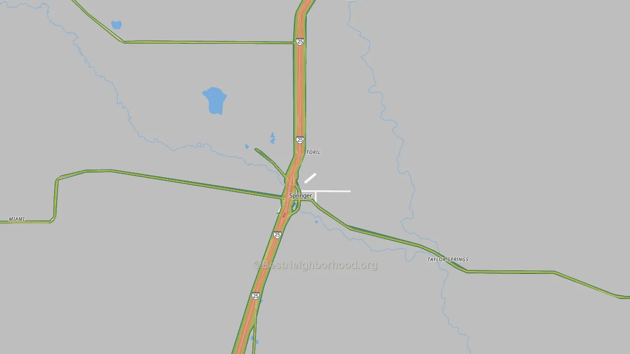 87747, NM Map of Noise Levels in 87747