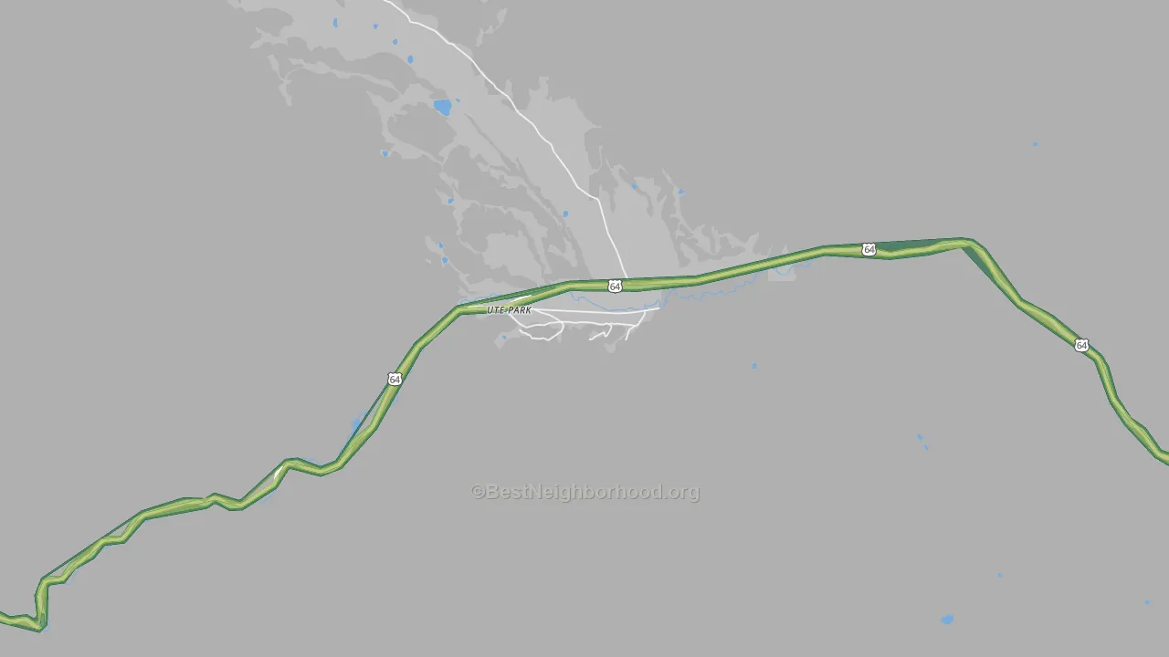 87749, NM Map of Noise Levels in 87749