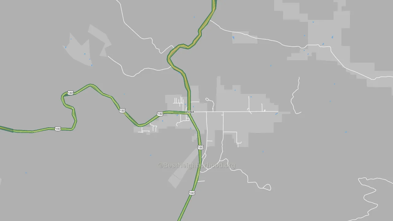 87824, NM Map of Noise Levels in 87824