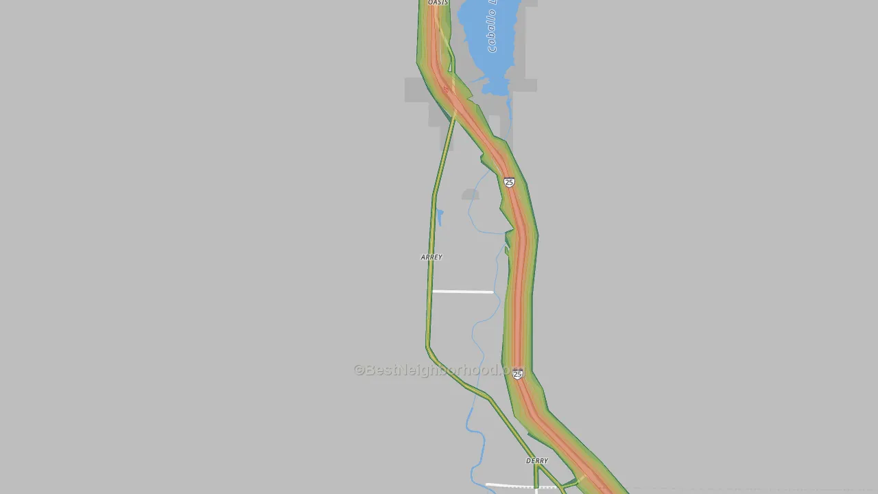 87930, NM Map of Noise Levels in 87930