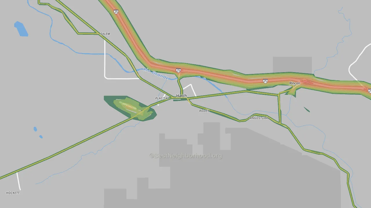 87937, NM Map of Noise Levels in 87937