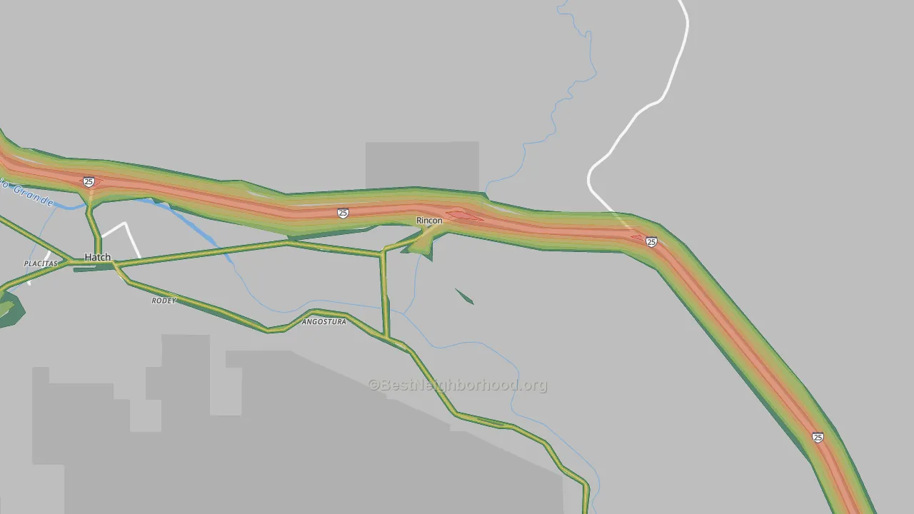 87940, NM Map of Noise Levels in 87940