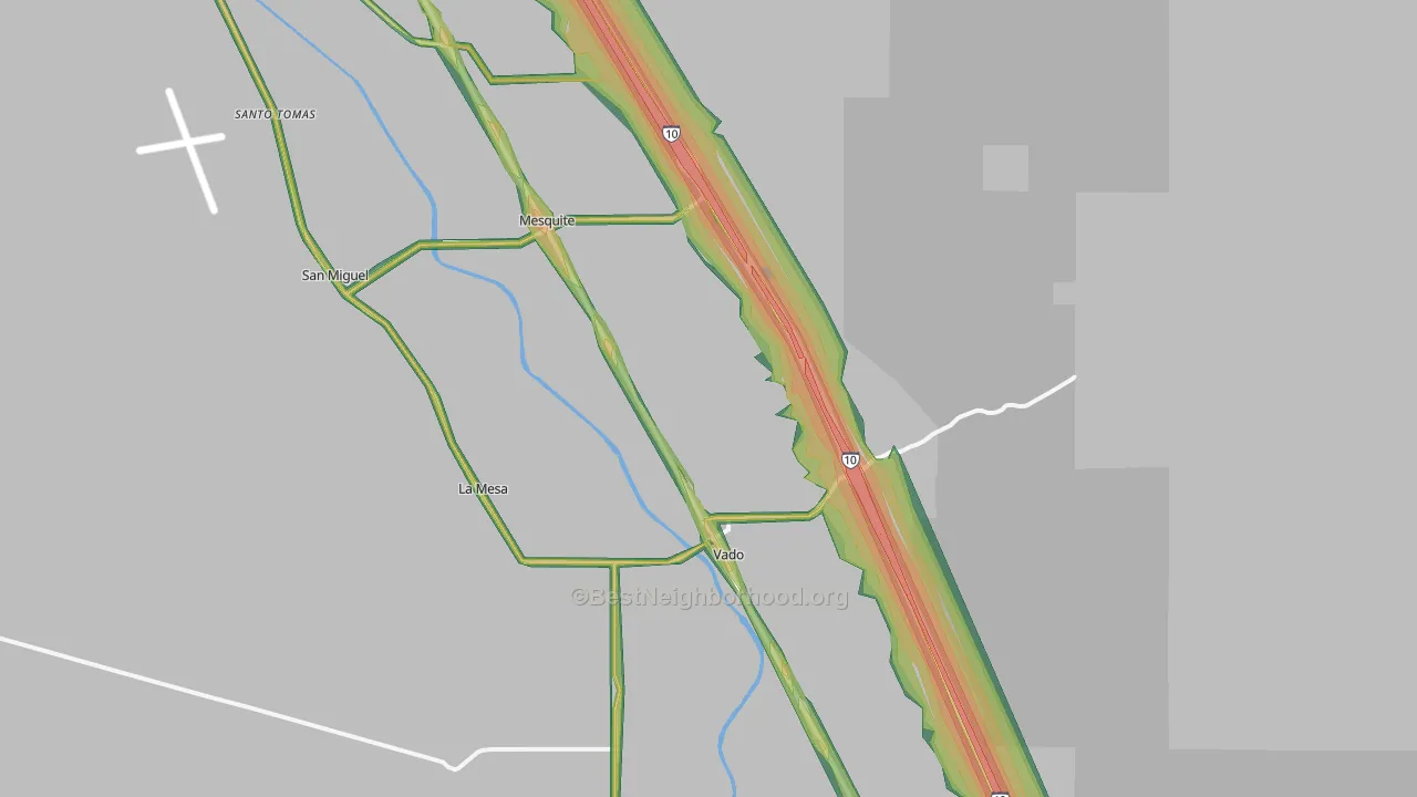 88048, NM Map of Noise Levels in 88048