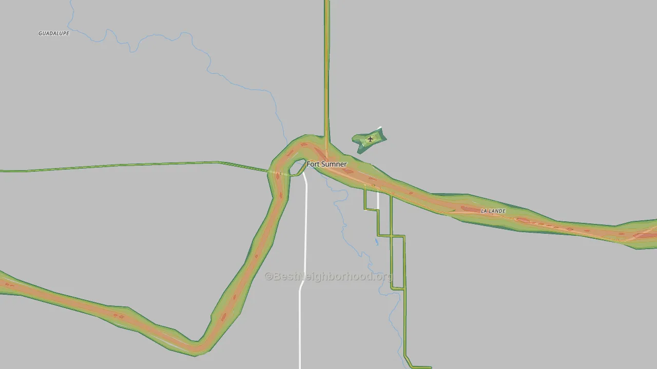 88119, NM Map of Noise Levels in 88119