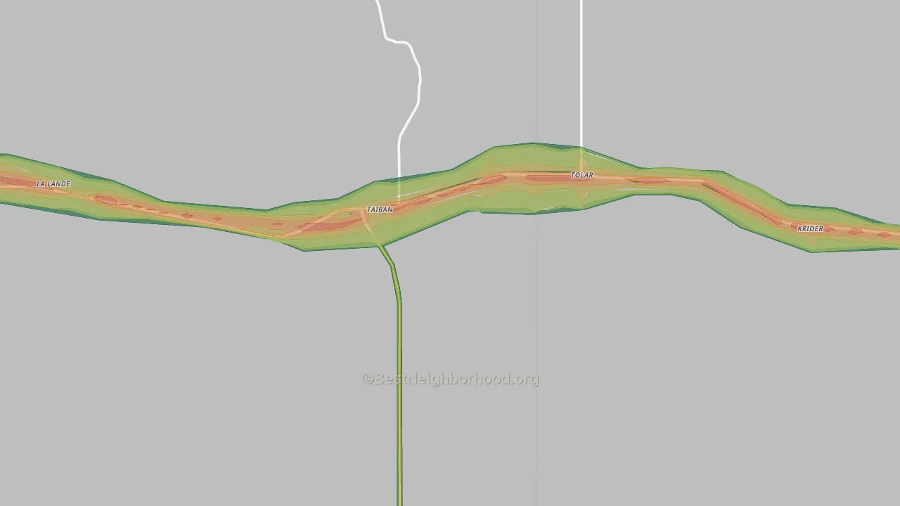 88134, NM Map of Noise Levels in 88134