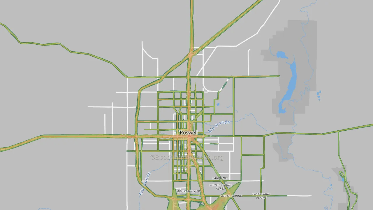 88201, NM Map of Noise Levels in 88201