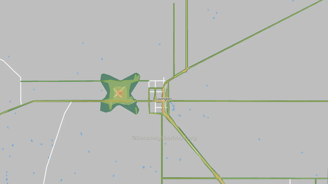 88260, NM Map of Noise Levels in 88260