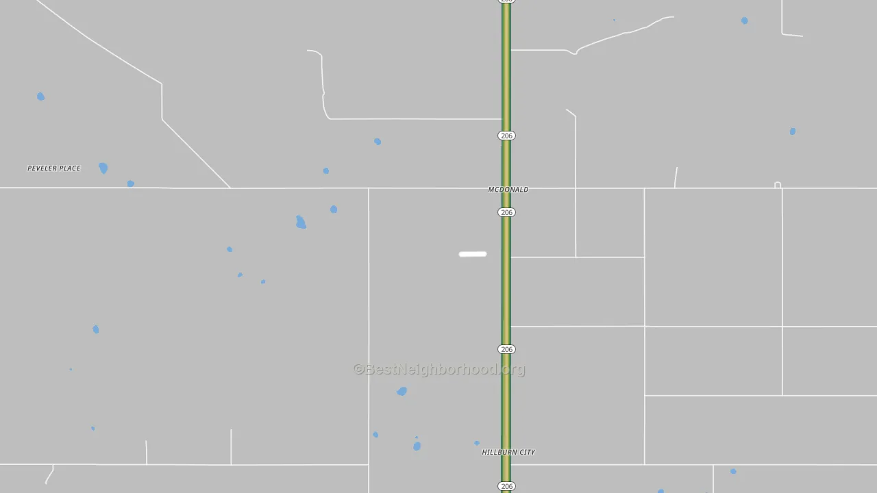 88262, NM Map of Noise Levels in 88262