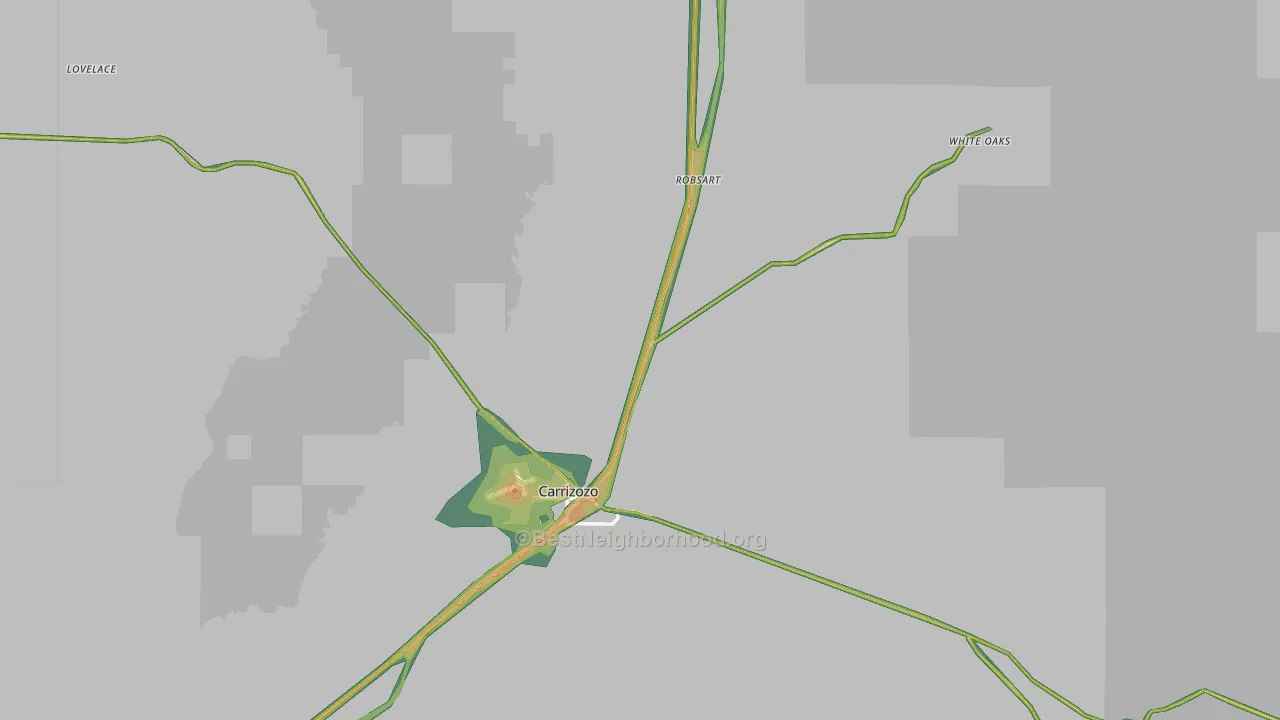 88301, NM Map of Noise Levels in 88301