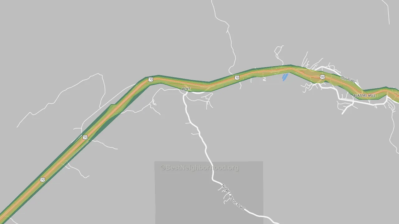 88314, NM Map of Noise Levels in 88314