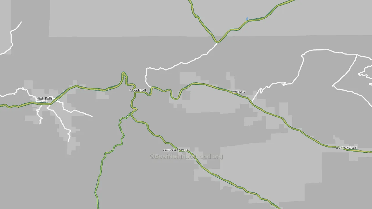 88317, NM Map of Noise Levels in 88317