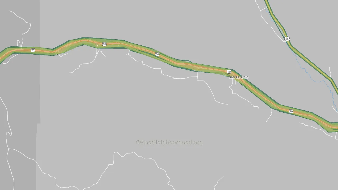 88348, NM Map of Noise Levels in 88348