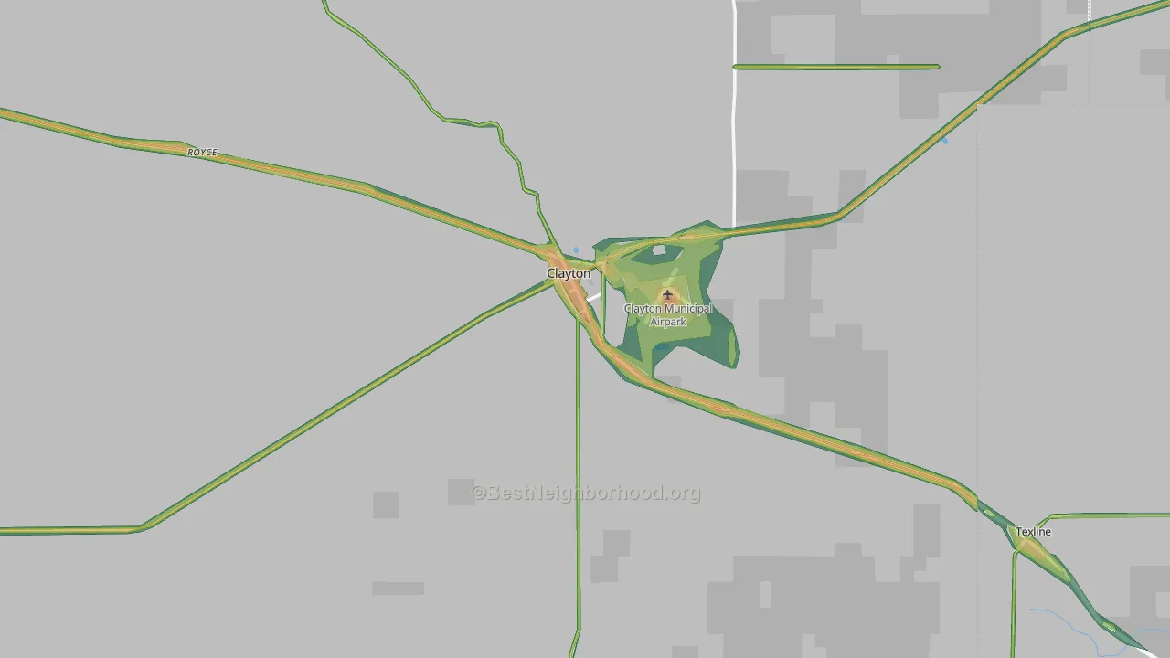 88415, NM Map of Noise Levels in 88415