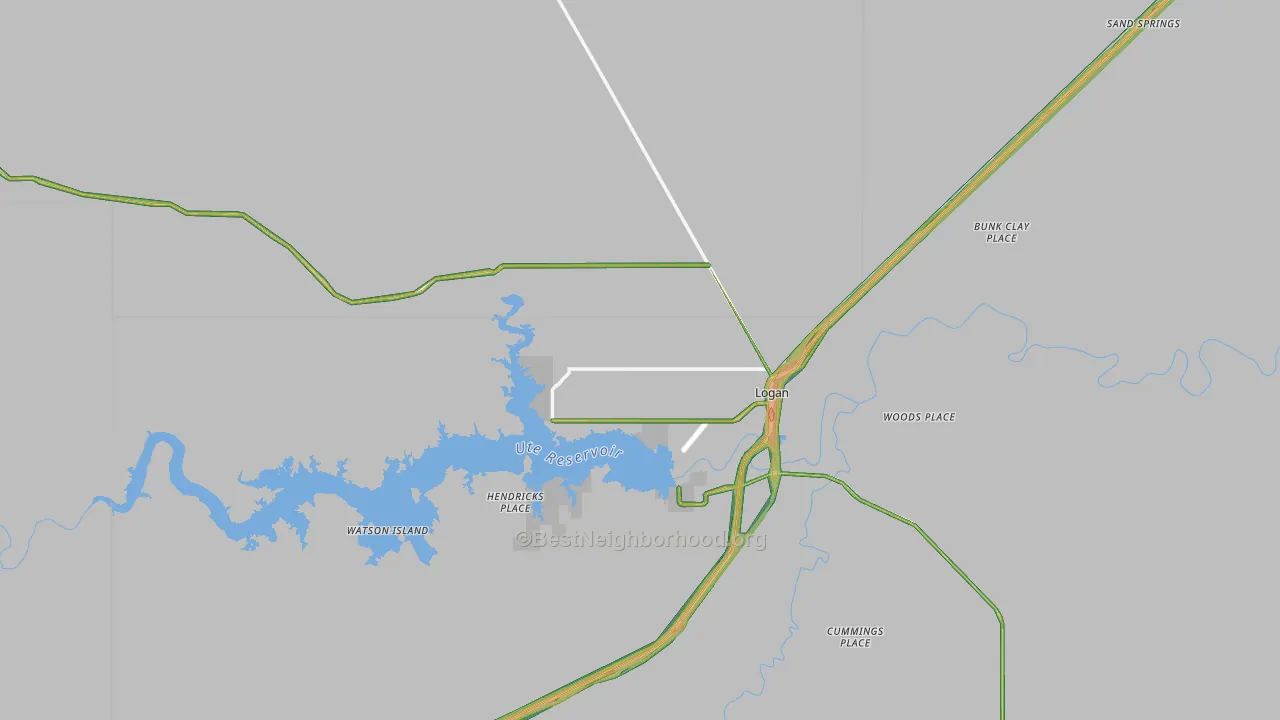 88426, NM Map of Noise Levels in 88426