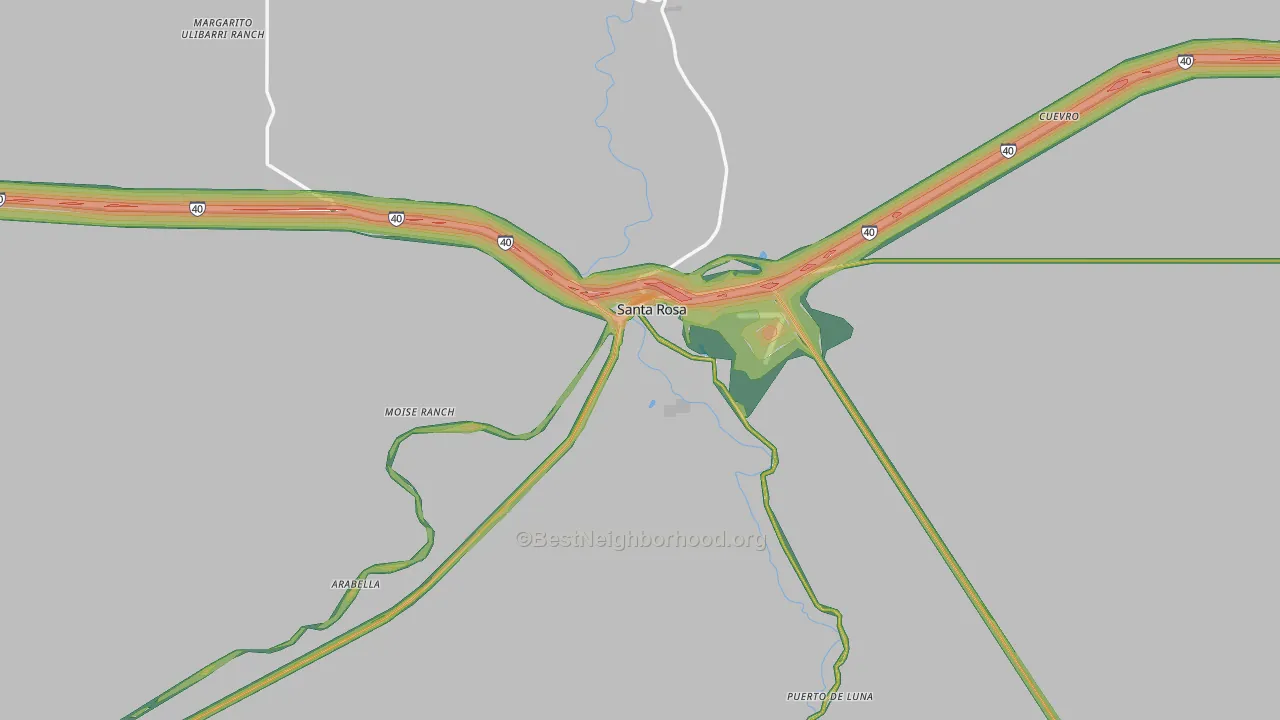 88435, NM Map of Noise Levels in 88435