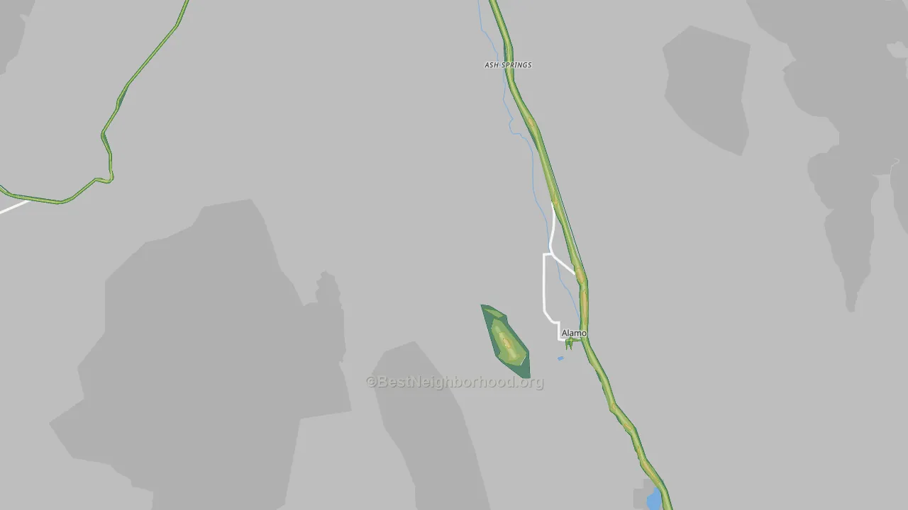 89001, NV Map of Noise Levels in 89001