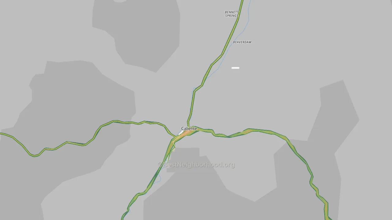89008, NV Map of Noise Levels in 89008