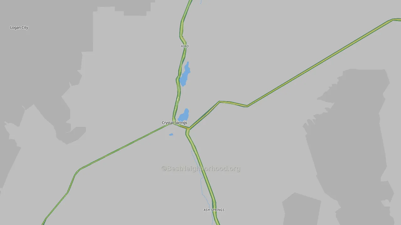 89017, NV Map of Noise Levels in 89017