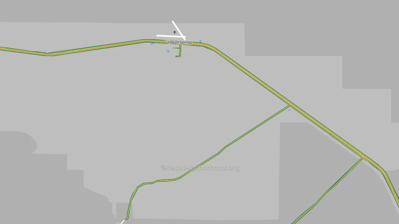 89018, NV Map of Noise Levels in 89018