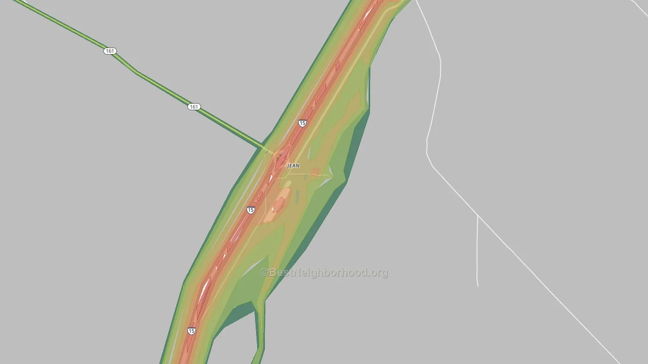 89026, NV Map of Noise Levels in 89026