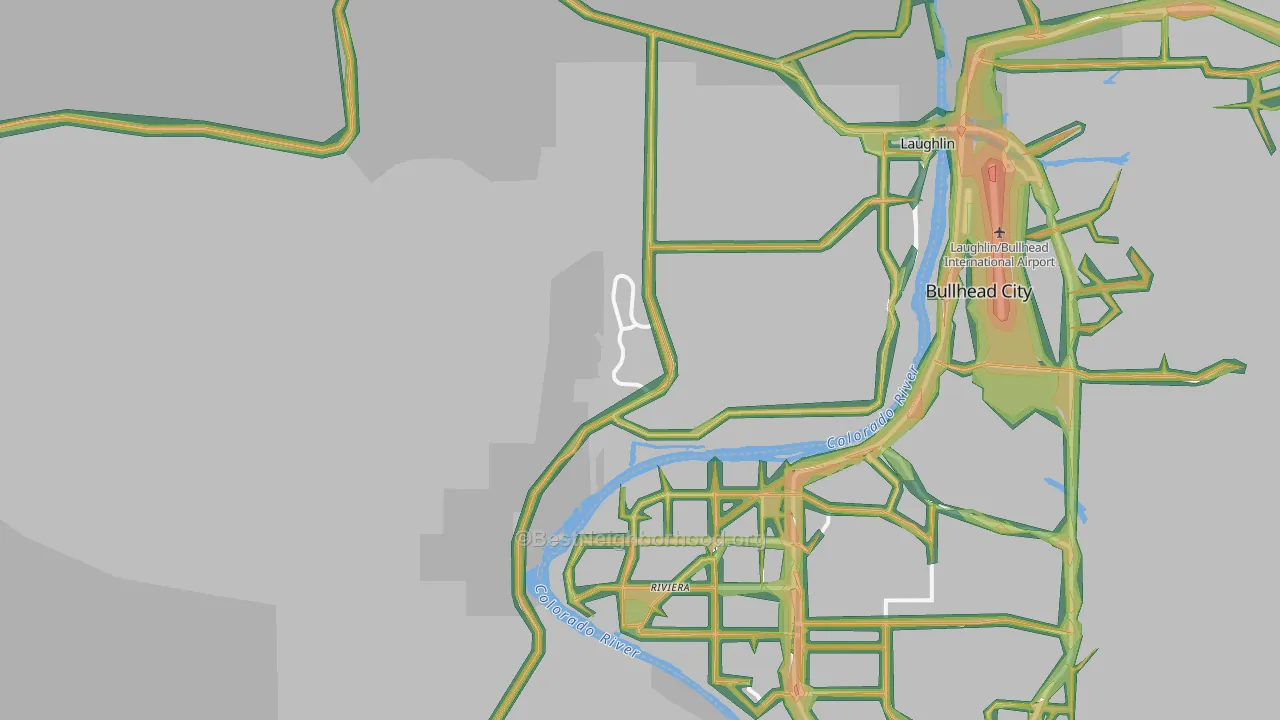 89029, NV Map of Noise Levels in 89029