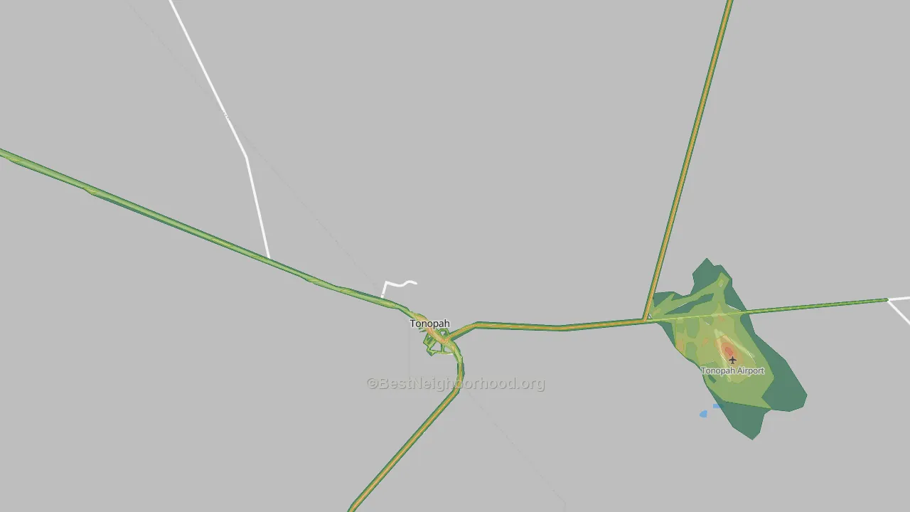 89049, NV Map of Noise Levels in 89049