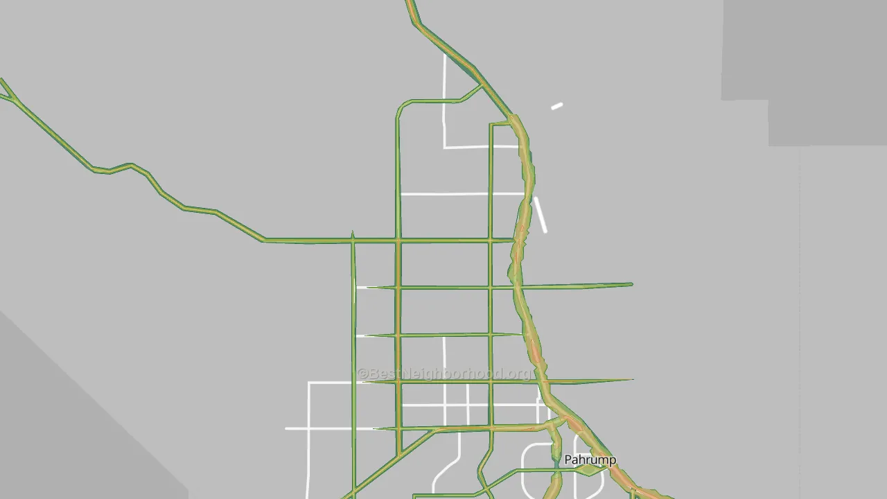 89060, NV Map of Noise Levels in 89060