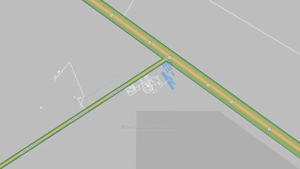 89070, NV Map of Noise Levels in 89070