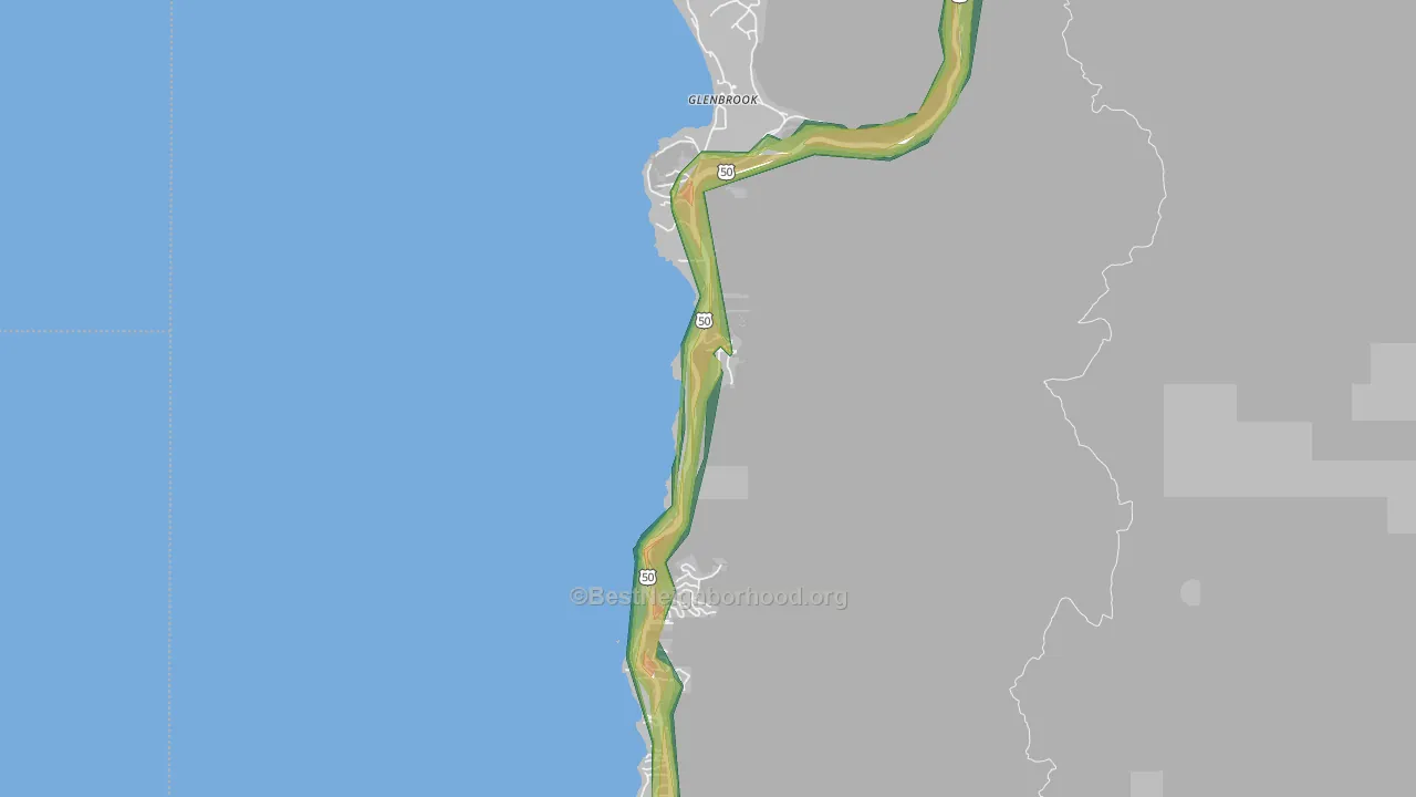 89413, NV Map of Noise Levels in 89413