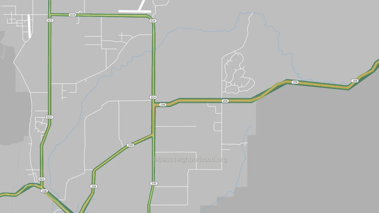 89430, NV Map of Noise Levels in 89430