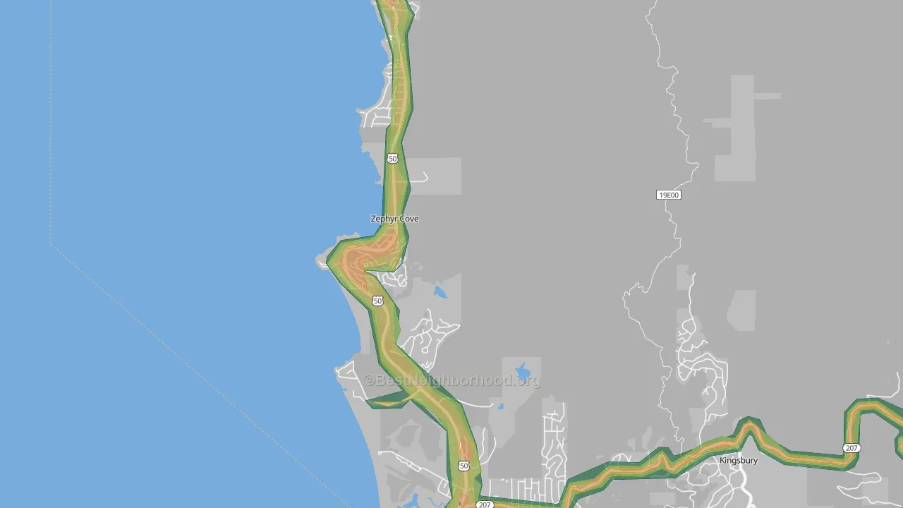 89448, NV Map of Noise Levels in 89448