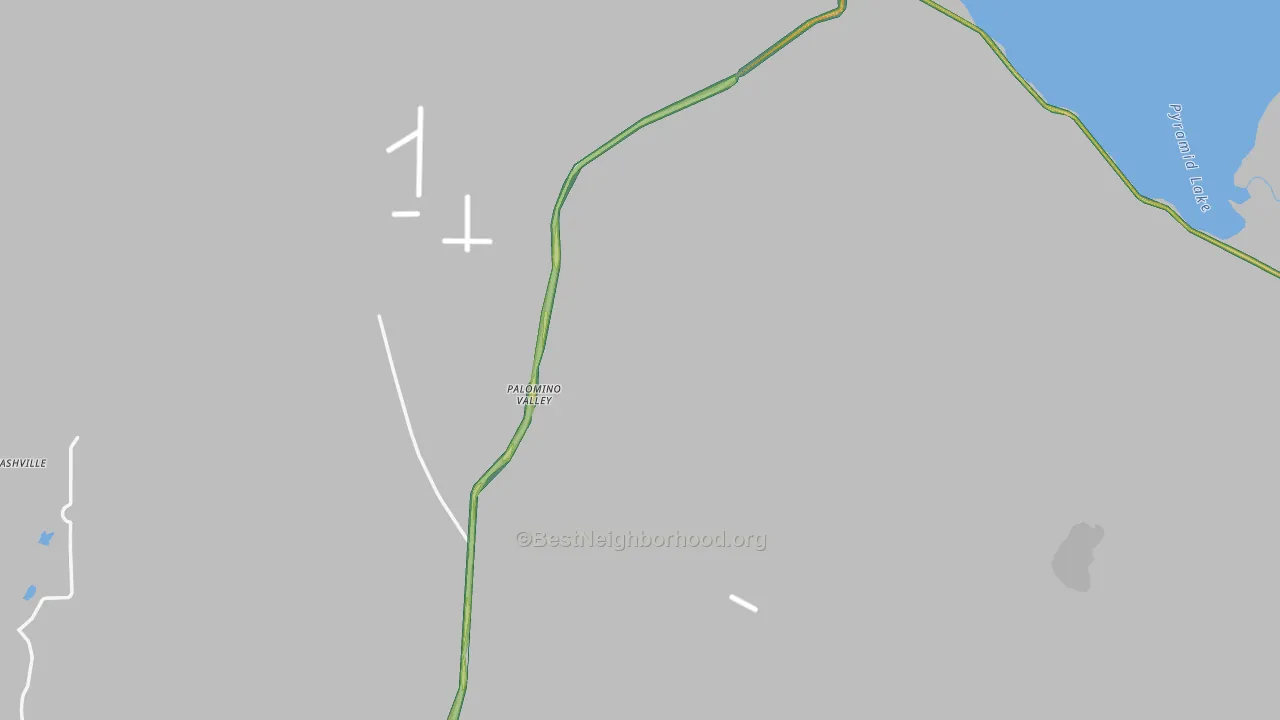 89510, NV Map of Noise Levels in 89510
