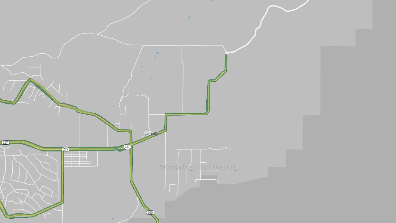 89828, NV Map of Noise Levels in 89828