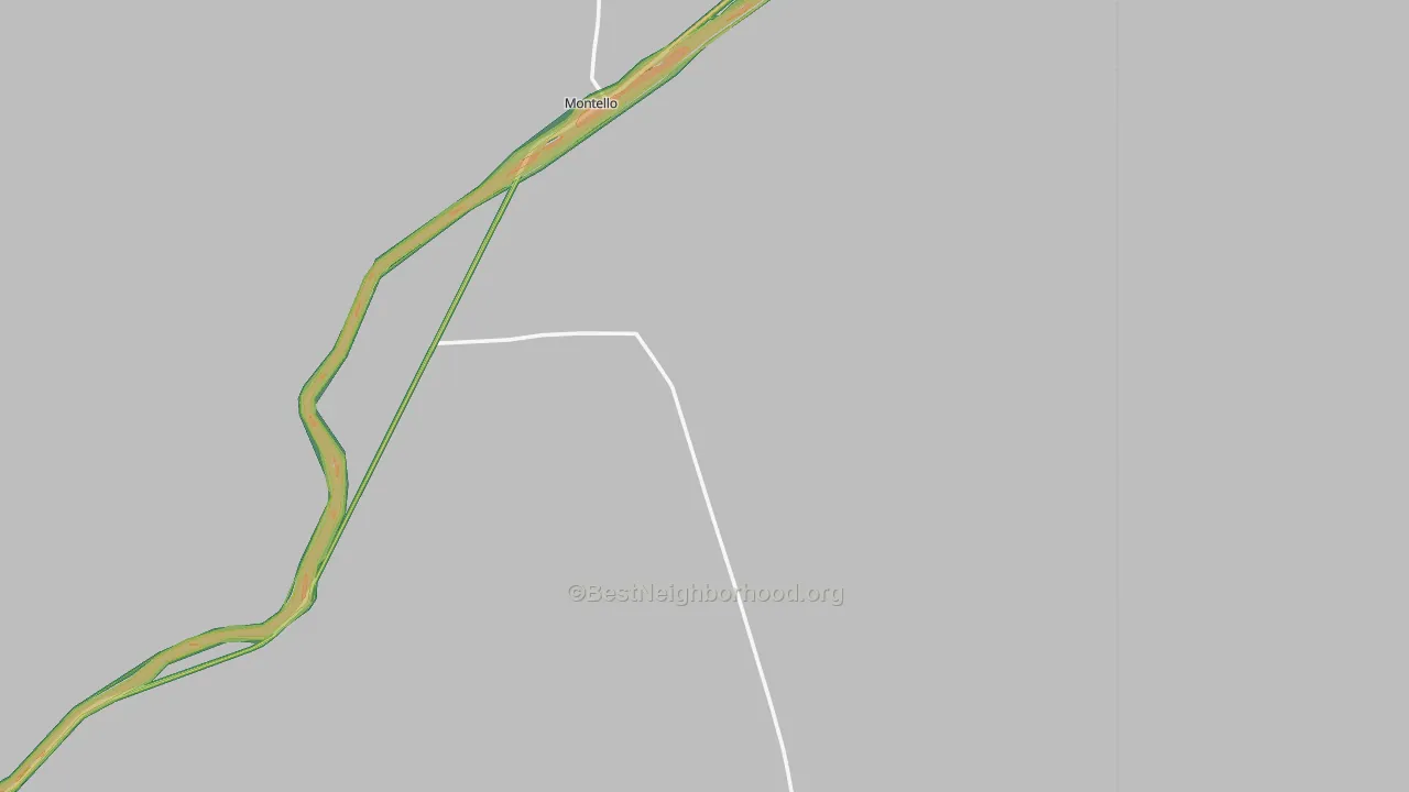 89830, NV Map of Noise Levels in 89830