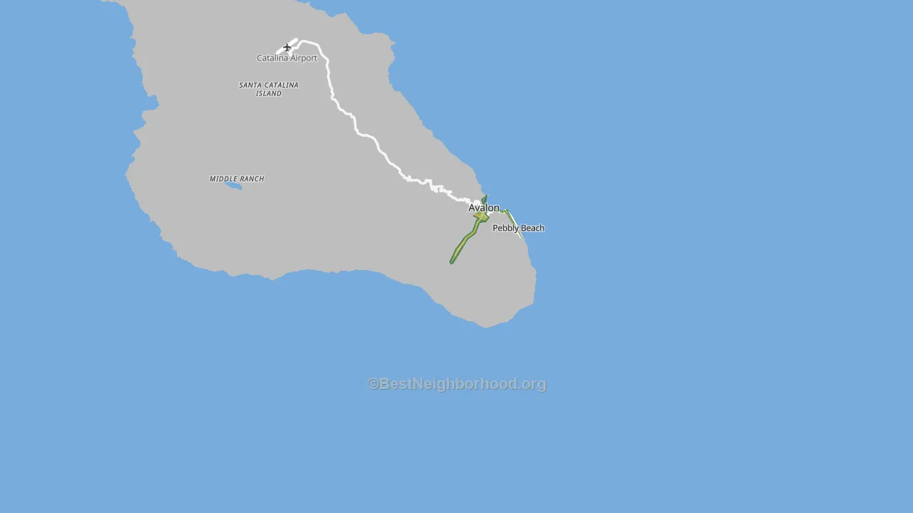 90704, CA Map of Noise Levels in 90704