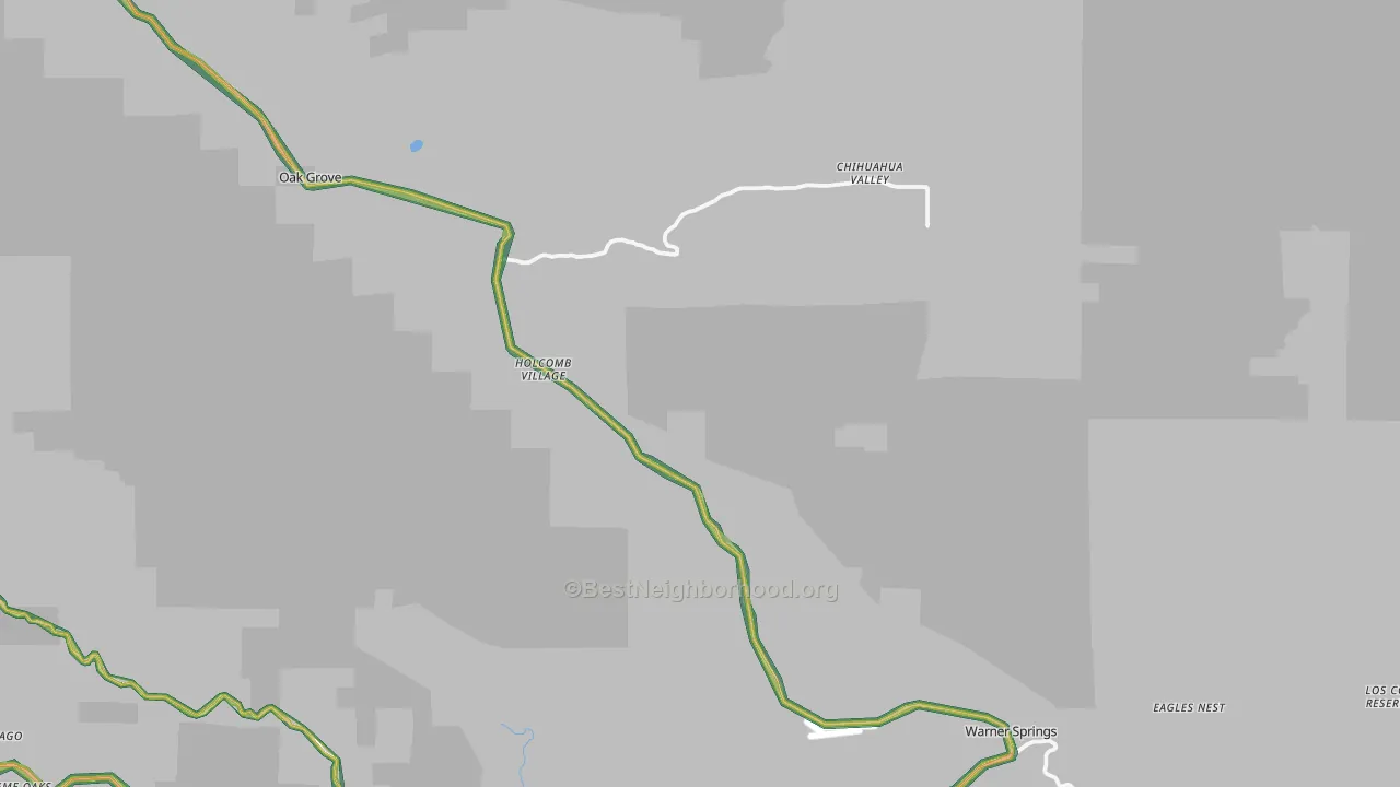 92086, CA Map of Noise Levels in 92086