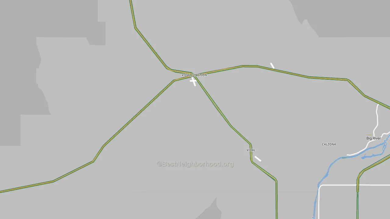 92280, CA Map of Noise Levels in 92280