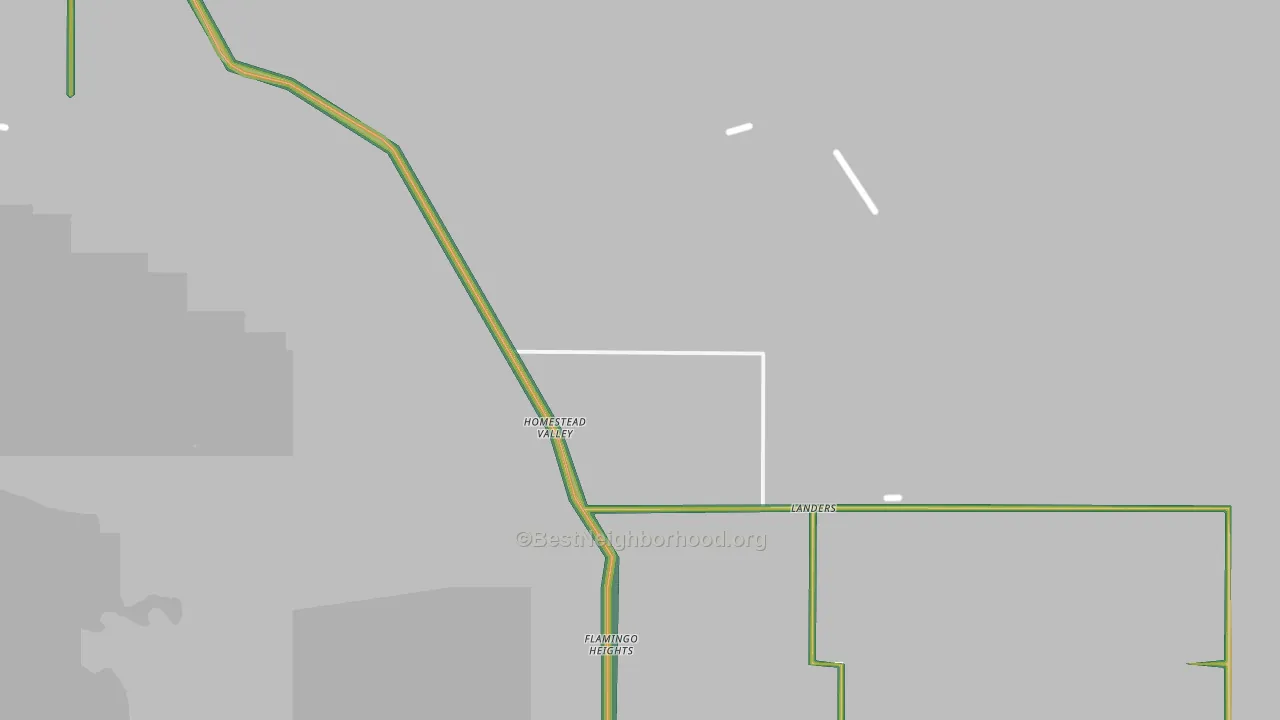 92285, CA Map of Noise Levels in 92285