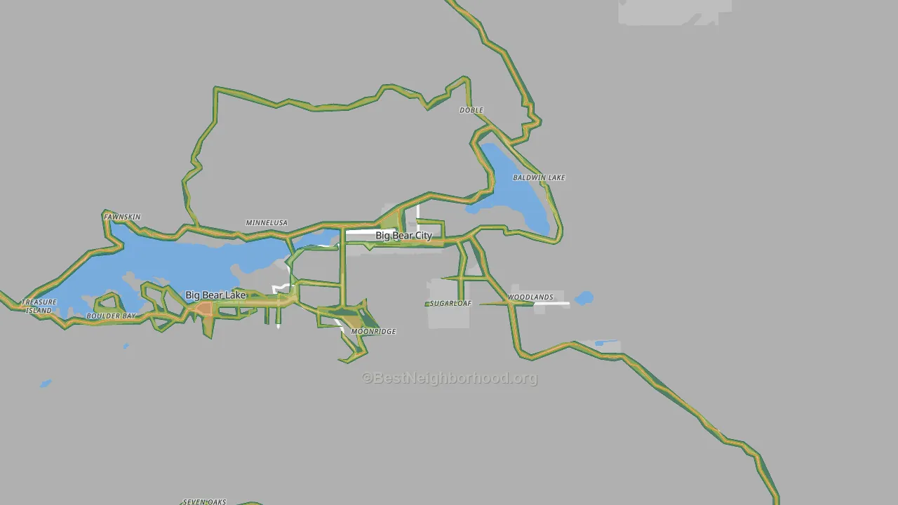 92314, CA Map of Noise Levels in 92314