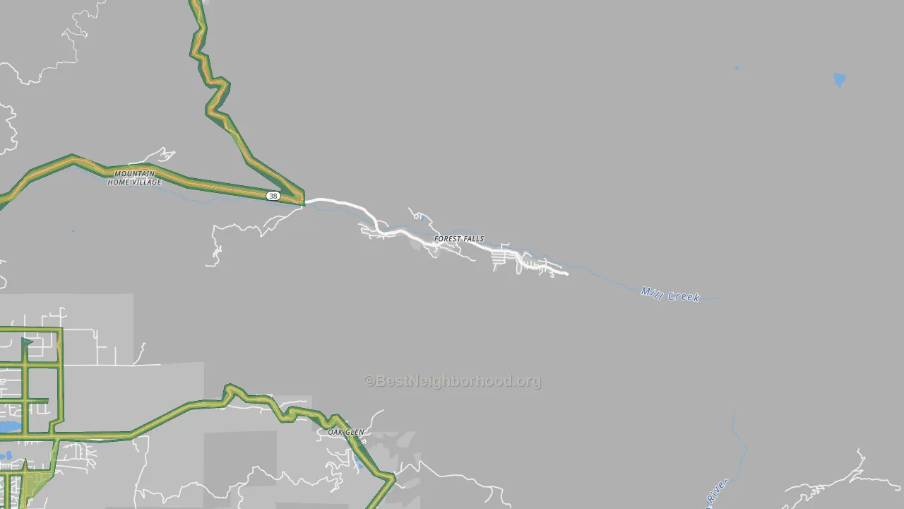 92339, CA Map of Noise Levels in 92339