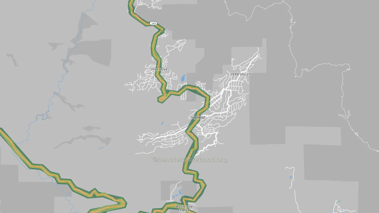 92549, CA Map of Noise Levels in 92549