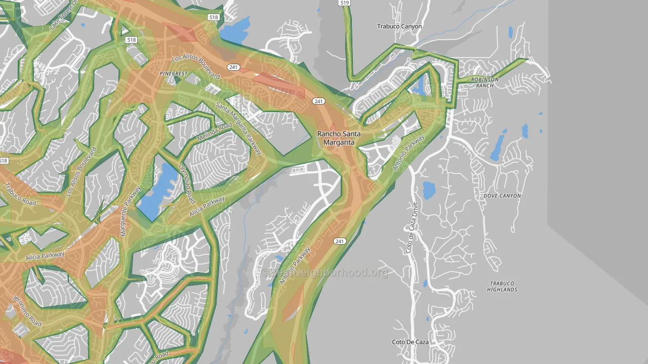 92688, CA Map of Noise Levels in 92688