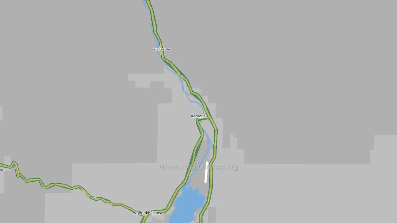 93238, CA Map of Noise Levels in 93238